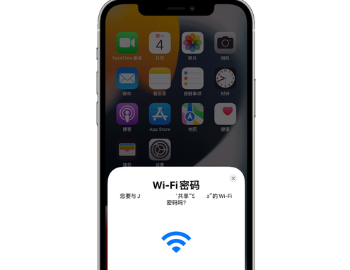 乌什苹果15维修店分享iPhone15如何共享Wi-Fi密码 